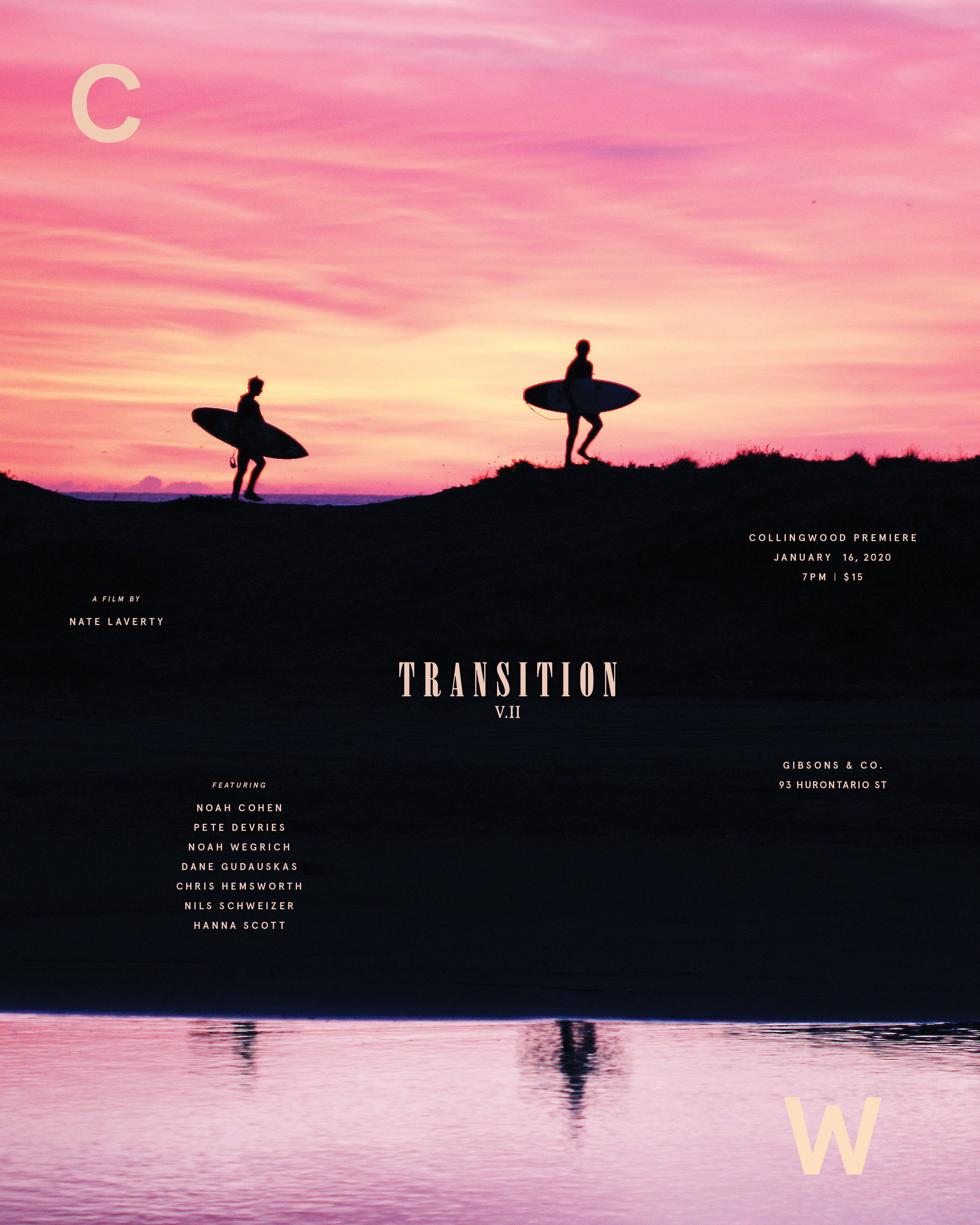 Transition II Surf Film Premiere in Collingwood