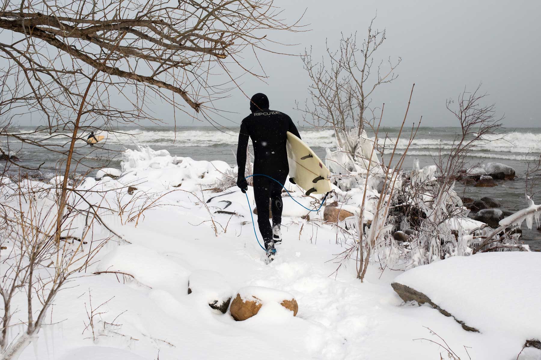 Surf the Greats Winter Surfing Great Lakes by Lucas Murnaghan Wetsuit Guide Ontario