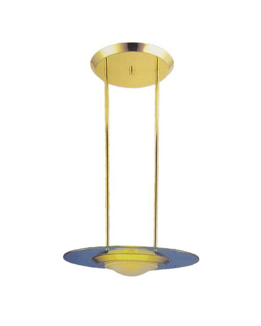 Checkolite Lighting 5001-10 One Light Hanging Halogen Pendant in Polished Brass Finish - Quality Discount Lighting