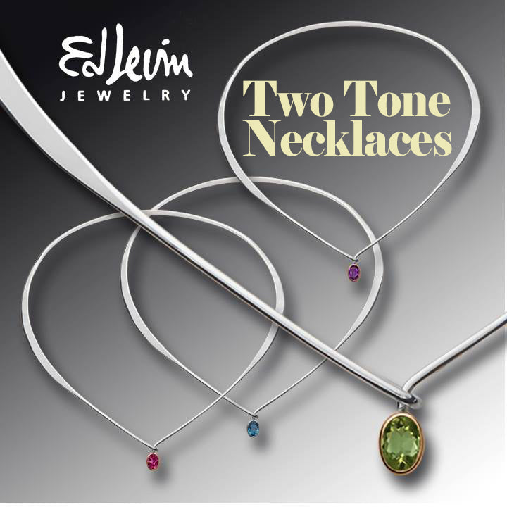 Ed Levin Two Tone Necklaces