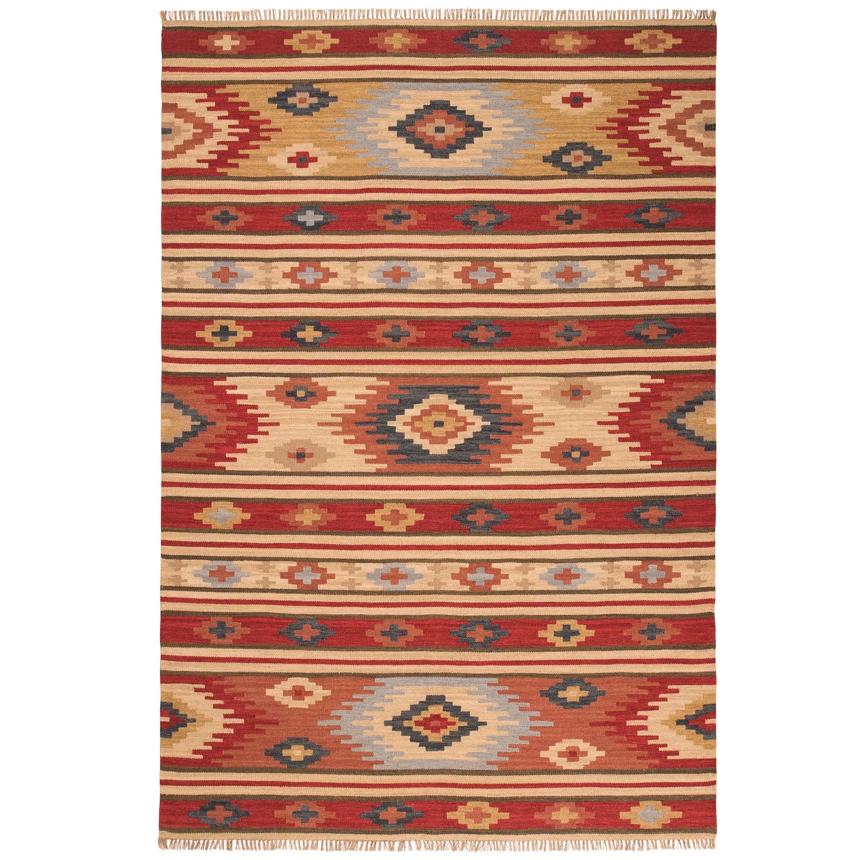 covor kilim kashi handmade in india