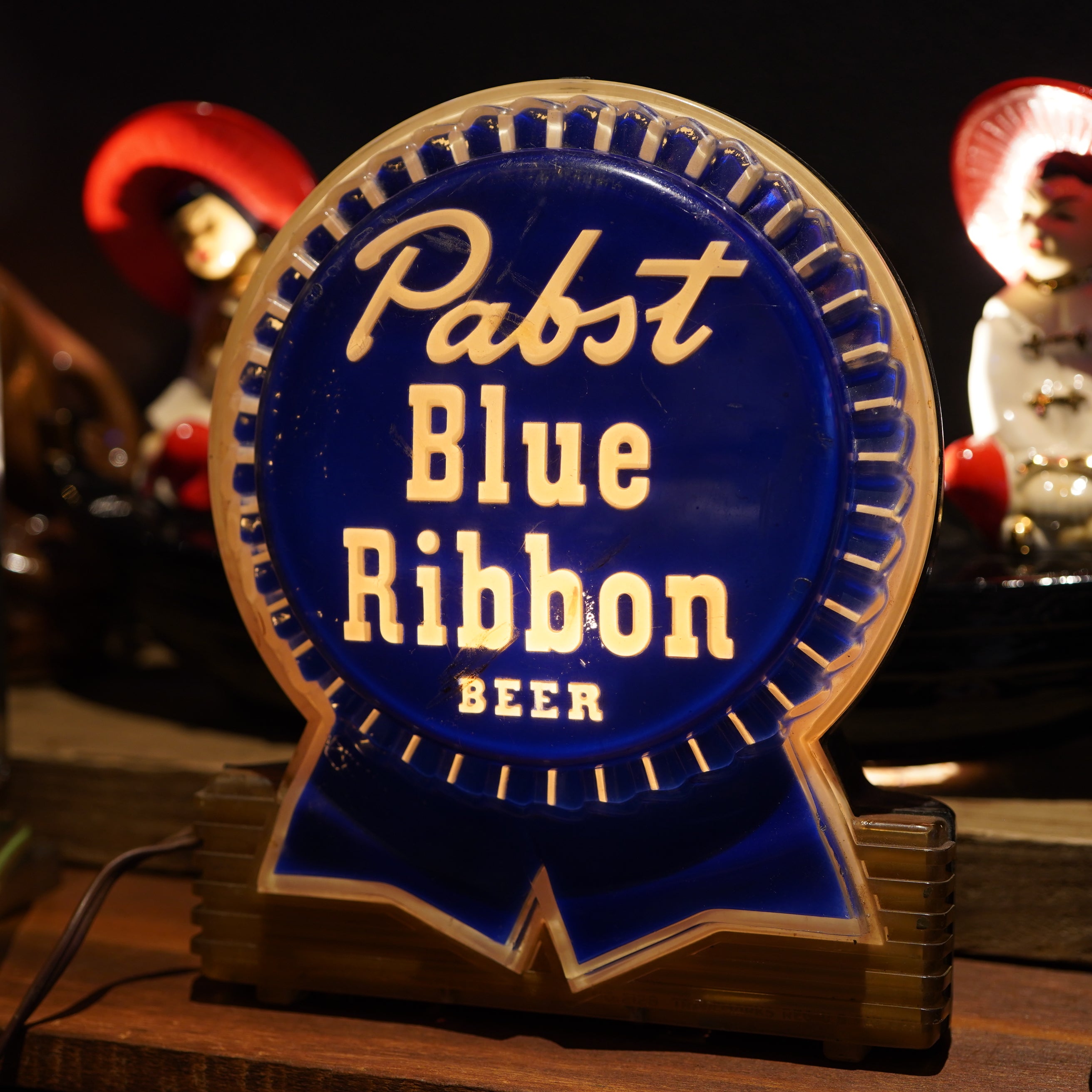 印象のデザイン 激レア パブスト ライト Pabst Blue Ribbon ビンテージ