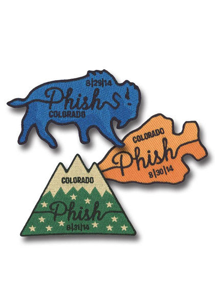 Phish - Colorado 2014 Patch Set