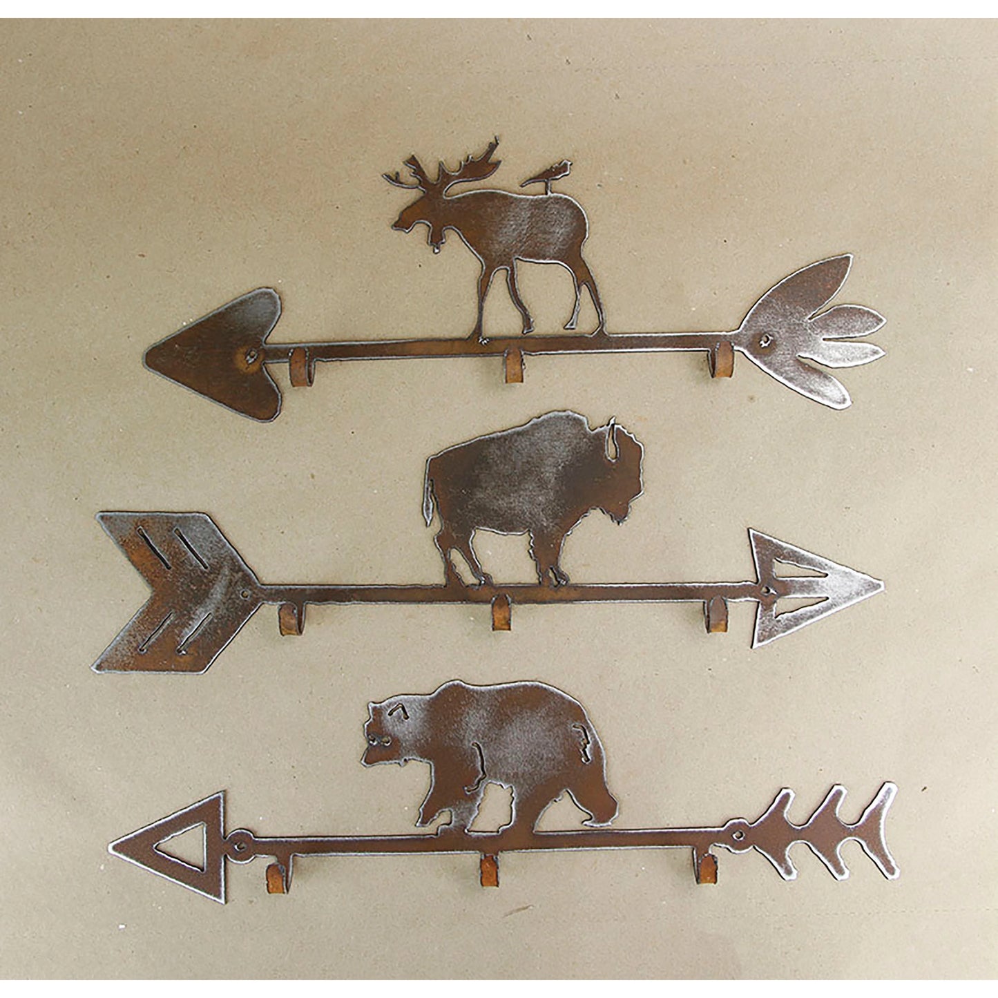 Buffalo Bear Moose Key Hook