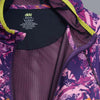 Stretchable Printed Training Jacket (Purple) - Women