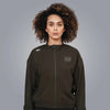 Poly Stretch Trendy Gyming Jacket (Olive) - Women