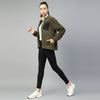 Pocket Detailed Warm Fleece Jacket -Women