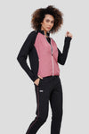 Fleece Stretchable Fitness Track Suit (Black Cedar) - Women