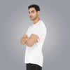 Round Neck Spandex T-shirt With Back Mesh - Men