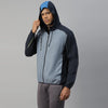 Recycled Light Weight Running Vent Jacket with Hood- Men