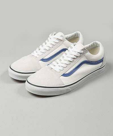 white with blue vans