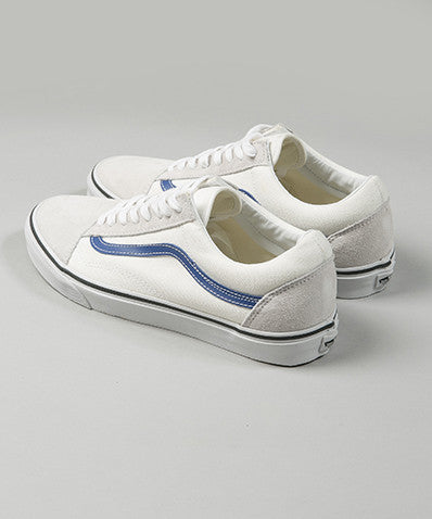 Vans Old Skool White/True Blue – TGD 