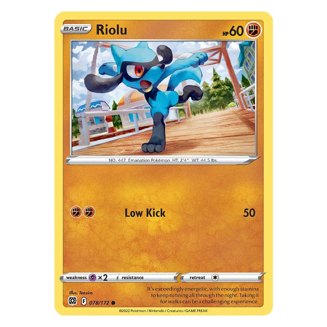 pokemon riolu card