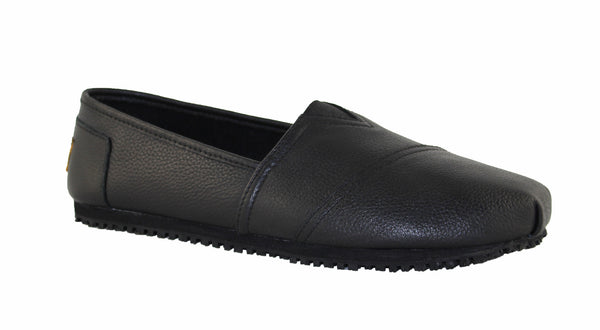 womens black slip resistant shoes