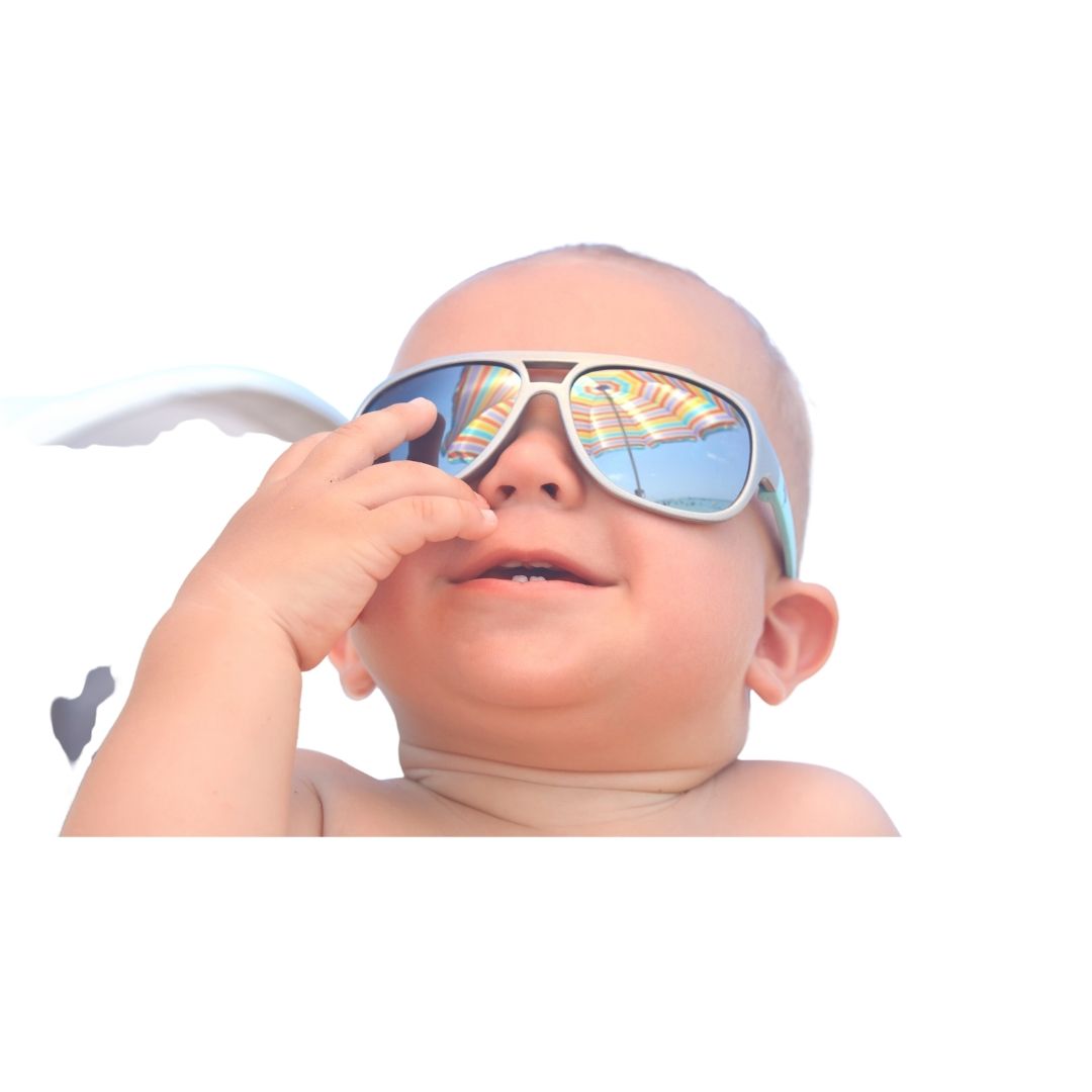 Tranvía Elástico Siete Gafas de sol para bebés. – Mi Recién Nacido