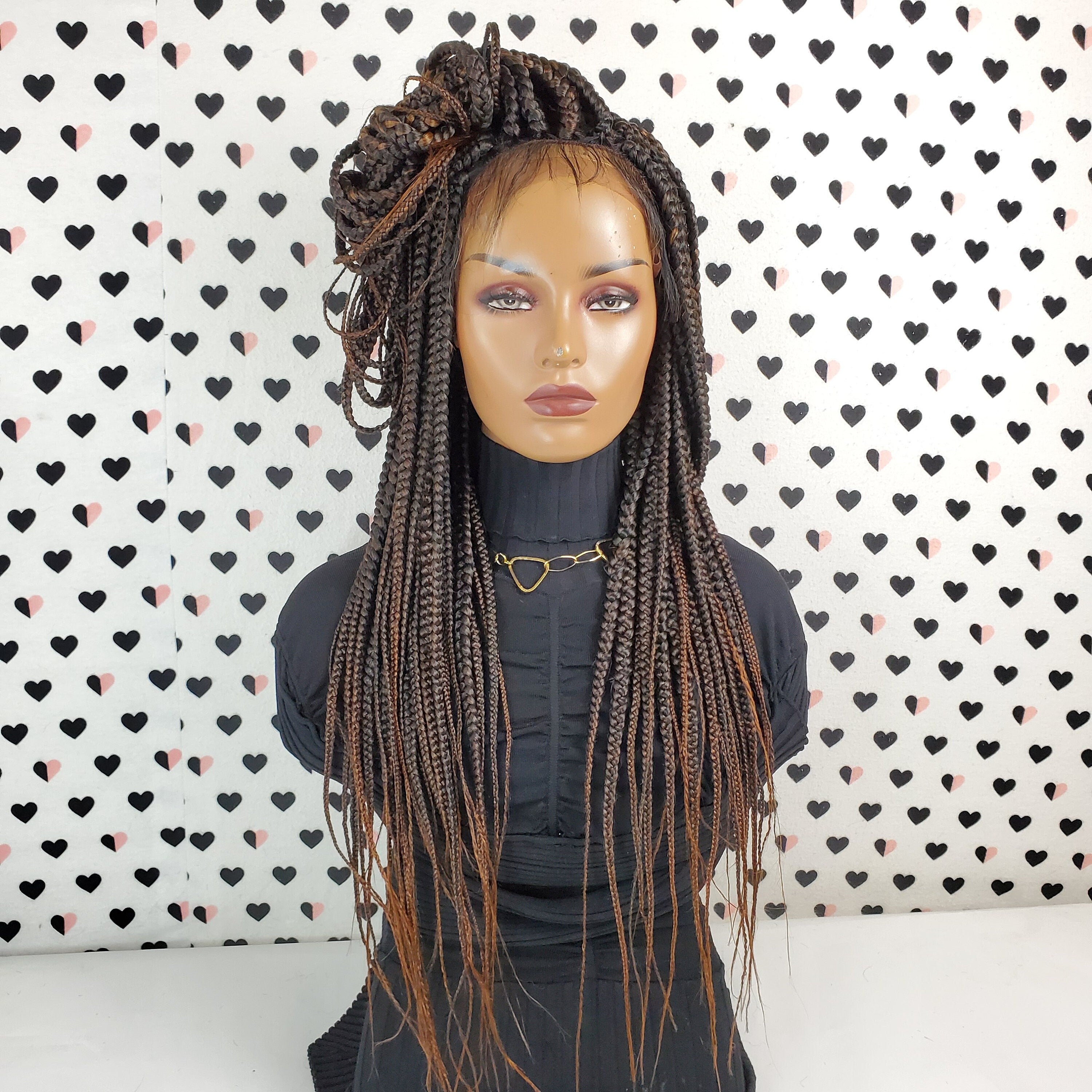 braid pattern under lace wig