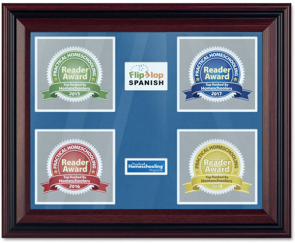 Practical Homeschooling Spanish Curriculum Reader Awards 2015-2018