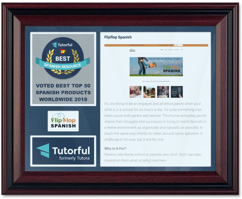 Tutorful Spanish Curriculum Award