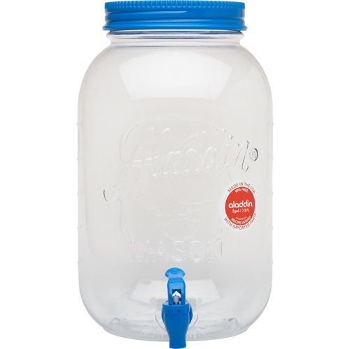 Aladdin Glass Mason Beverage Dispenser 128oz (3.8 Litres)