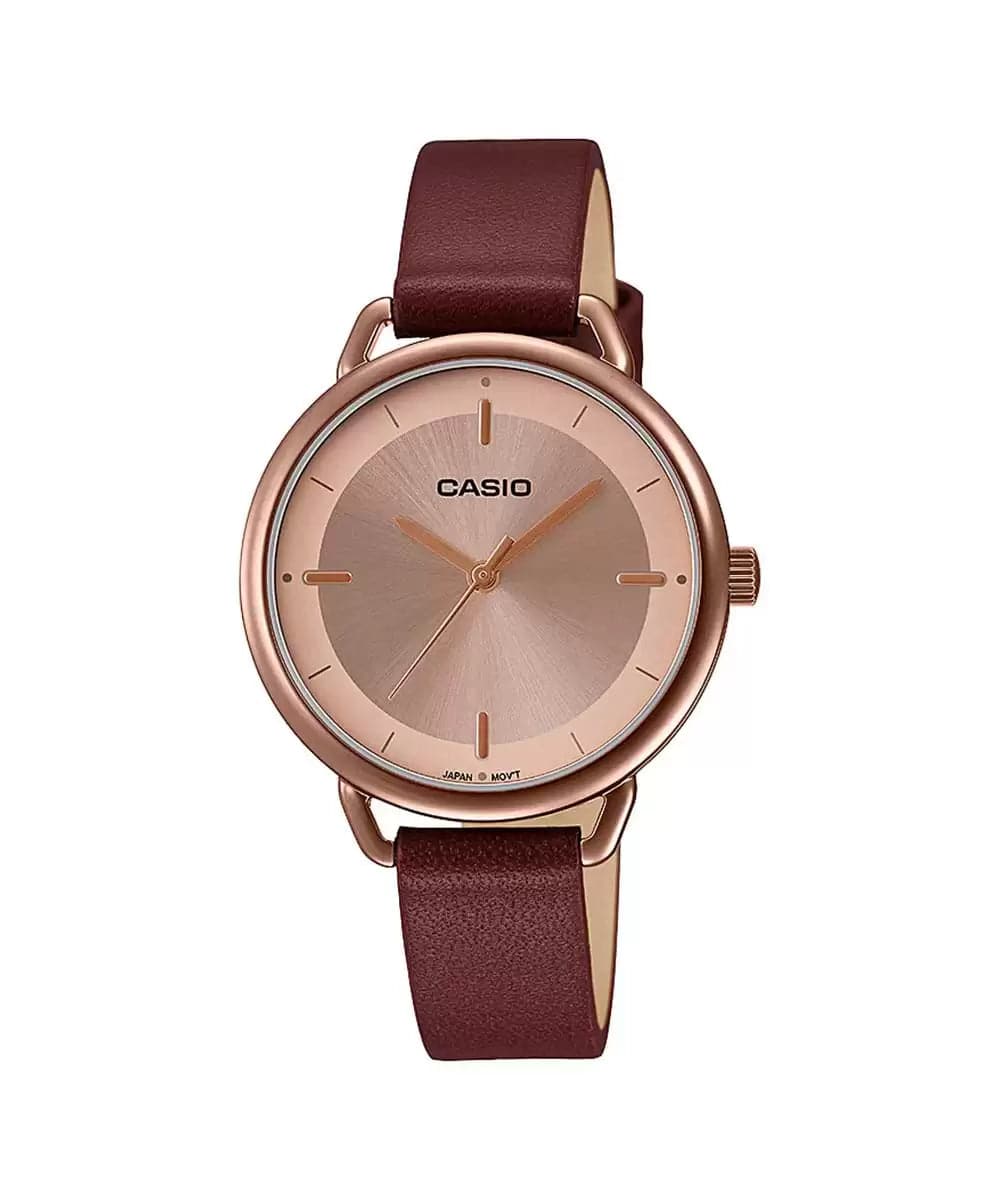 CASIO ENTICER LADIES Rose Gold Analog - Women's Watch A1802 ...