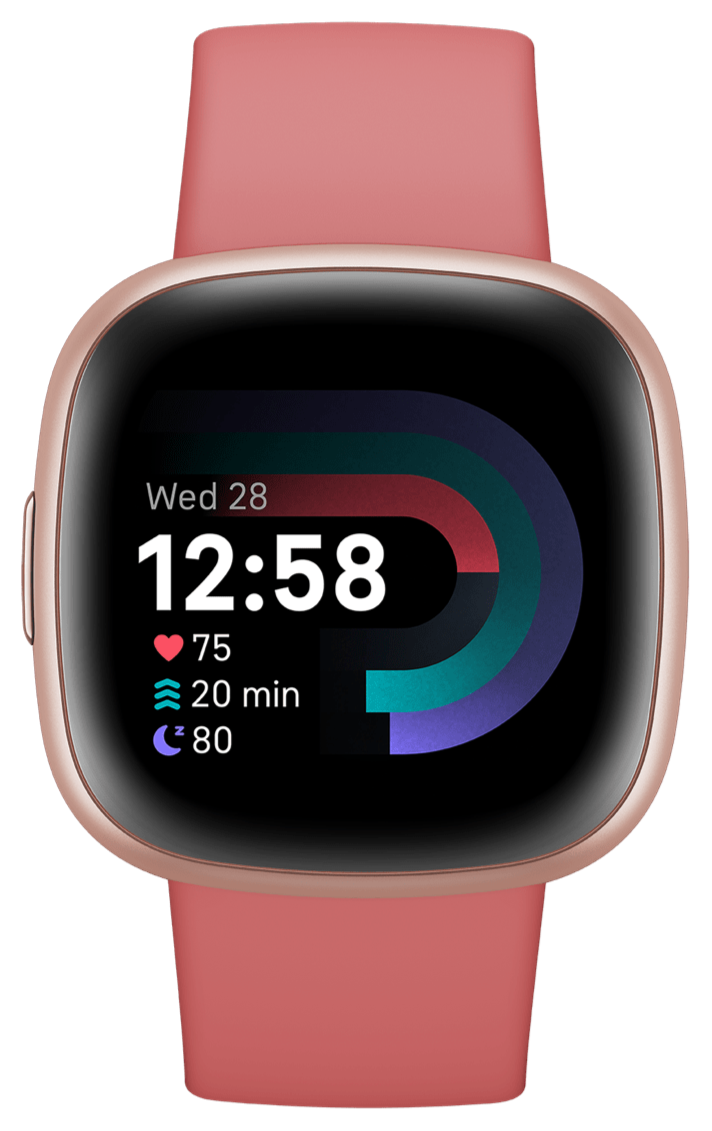 Fitbit Versa 4 Pink Sand/ Copper Rose Aluminium FB523RGRW-FRCJK