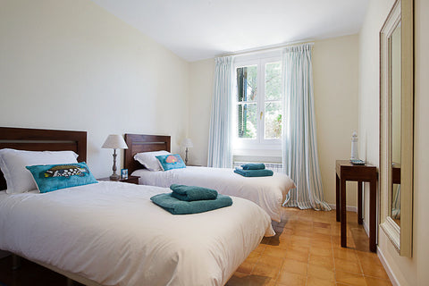 Villa Valldemossa Blue Twin Bedroom