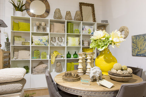 Home Store Yellow and Green Area