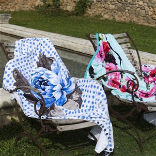 Designers Guild Flower Beach Towels
