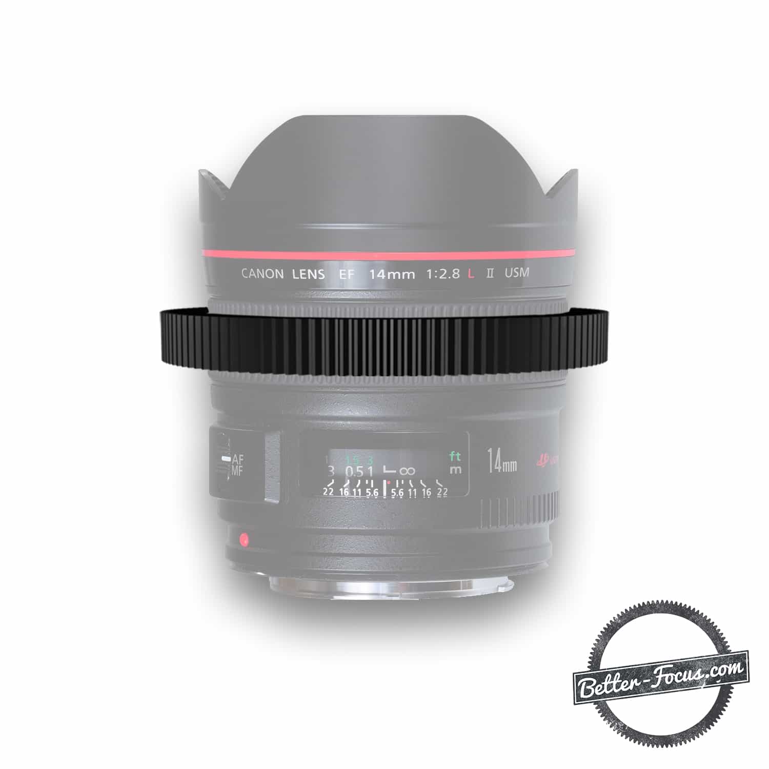 Seamless Follow Focus Gear for the Canon EF 14mm f2.8 L USM II Lens 
