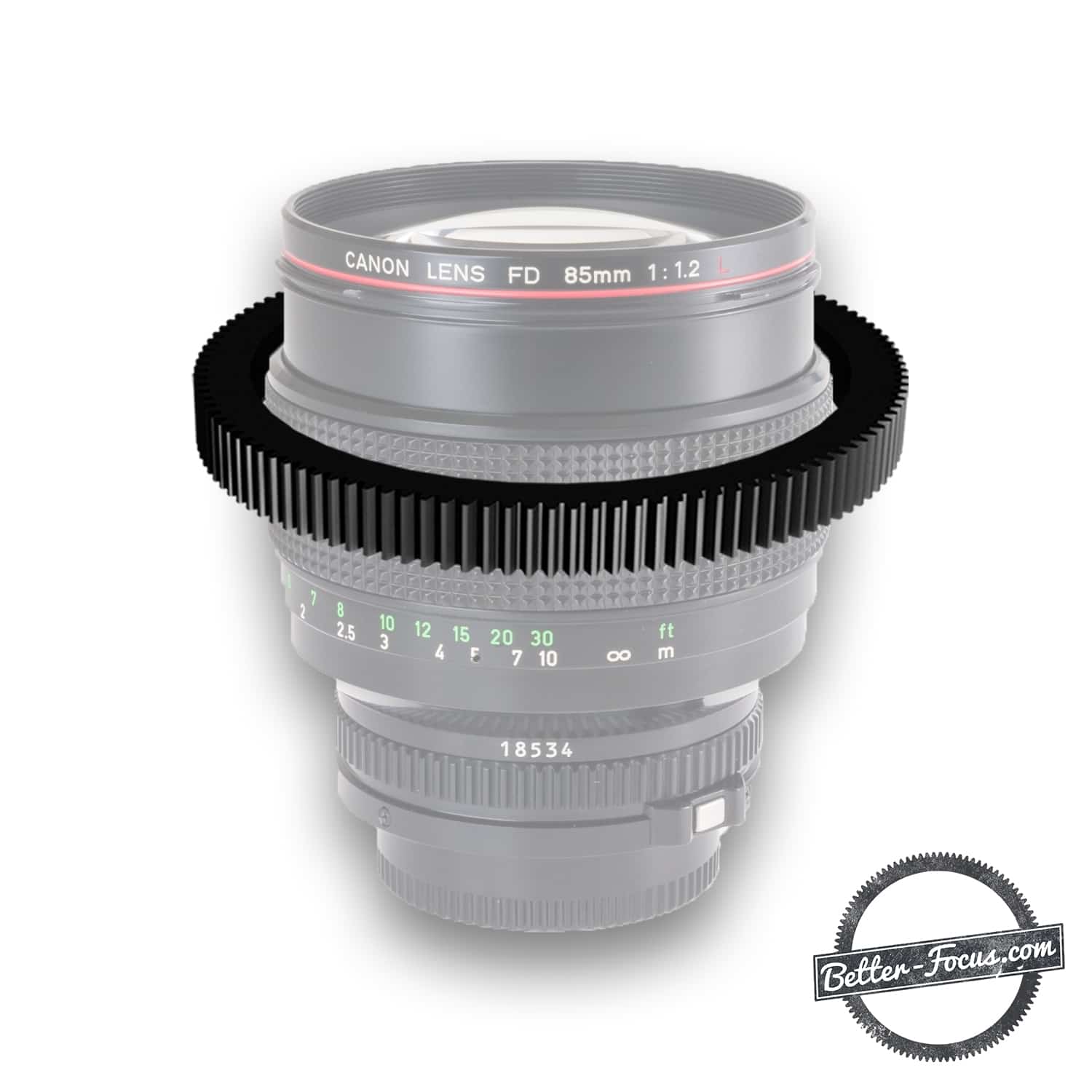 Perfect fitting Follow Focus Gear for CANON FD 85MM F1.2 L lens