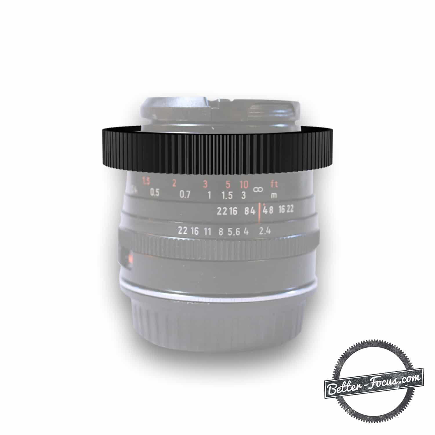 Perfect fitting Follow Focus Gear for CARL ZEISS JENA 35MM F2.4 DDR  FLEKTOGON AUTO MC (WHITE LETTERING) lens