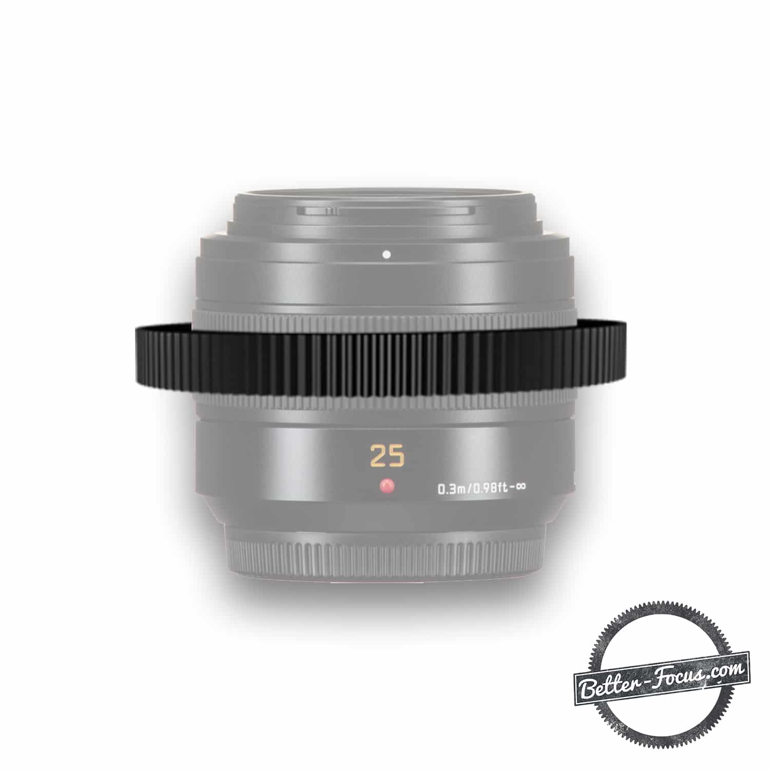Perfect fitting Follow Focus Gear for PANASONIC LEICA 25MM F1.4 DG SUMMILUX  ASPH lens