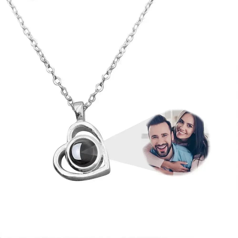 personalised projection photo necklace