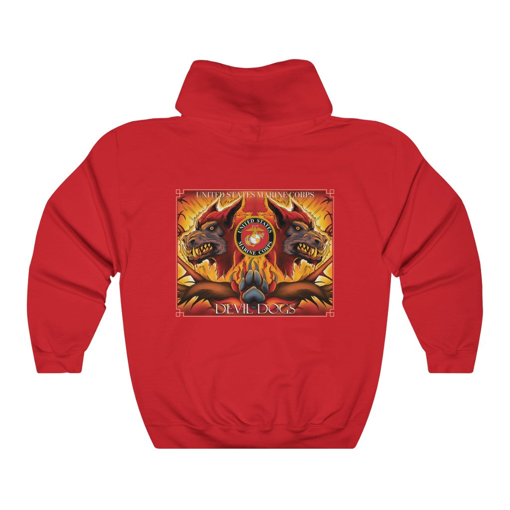 HMH-465 Devil Dog Unisex Heavy Blend™ Hooded Sweatshirt