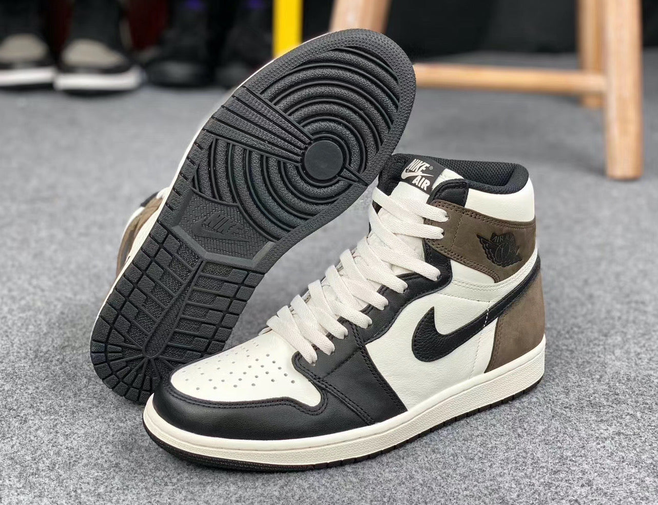 jordan 1 mocha in store