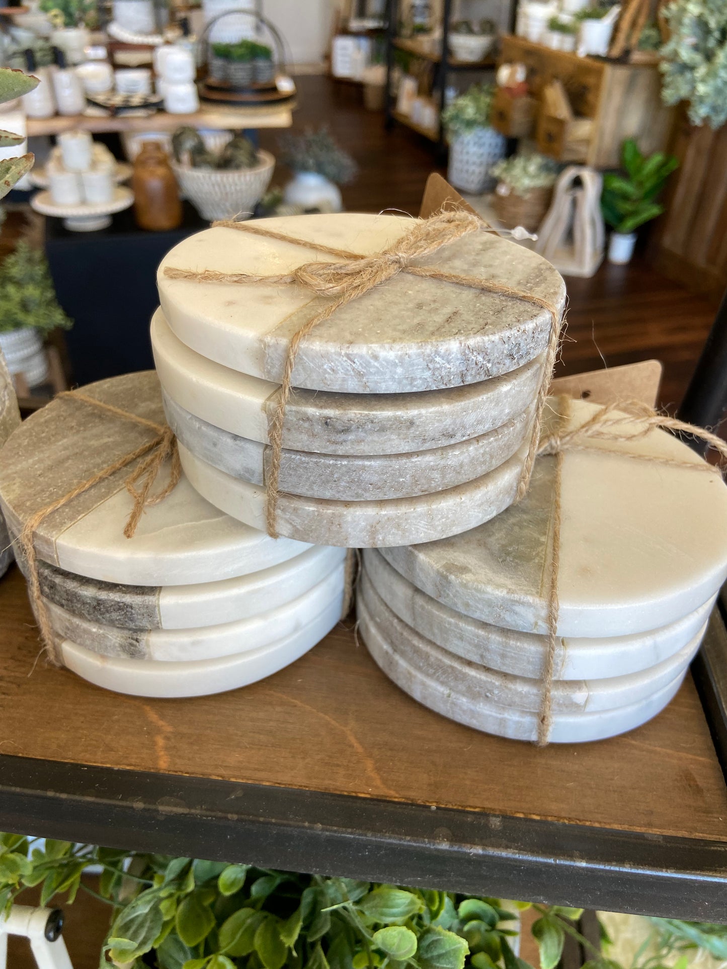 Marble Coaster Set