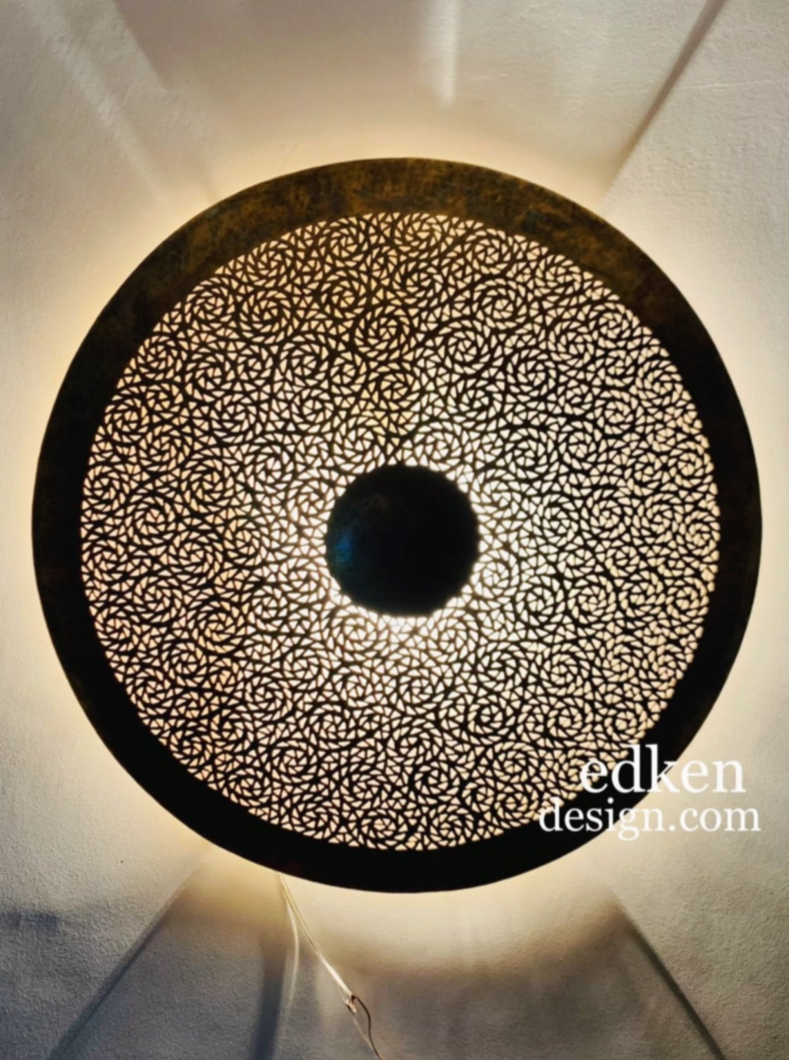 Koloniaal Vechter dier EDKEN LIGHTS - Moroccan Flush Mount Lights, Round Wall Sconces Design –  EdkenLights