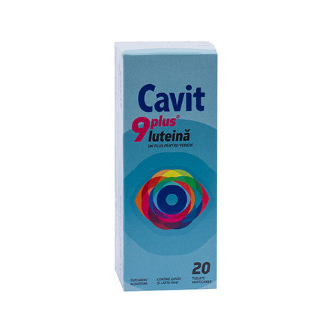 Cavit 9 + luteina, 20 tablete, Biofarm