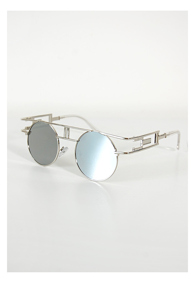 Steam Punk Sunglasses Silver Silver Sunglasses In A Retro Model Borninstockholm 