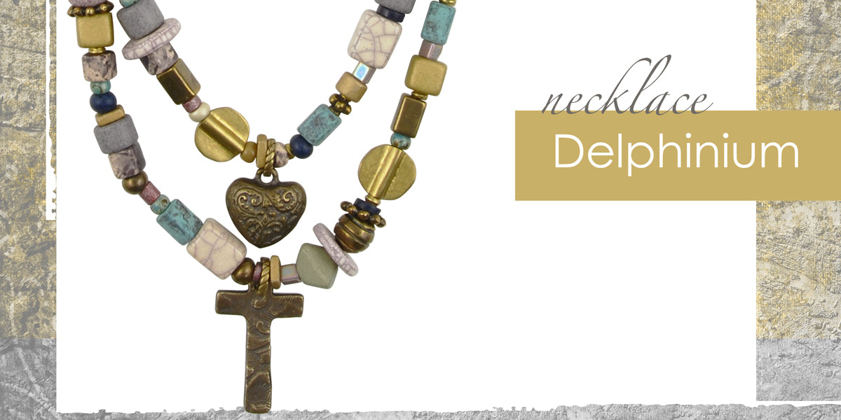 Delphinium Necklace Tamara Scott Designs