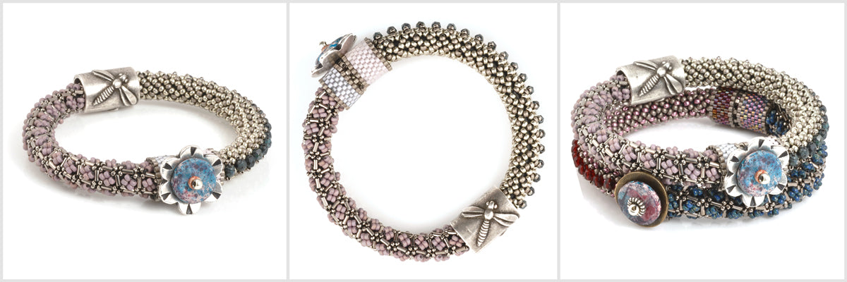 Lilac Dragonfly Bracelet Tamara Scott Designs