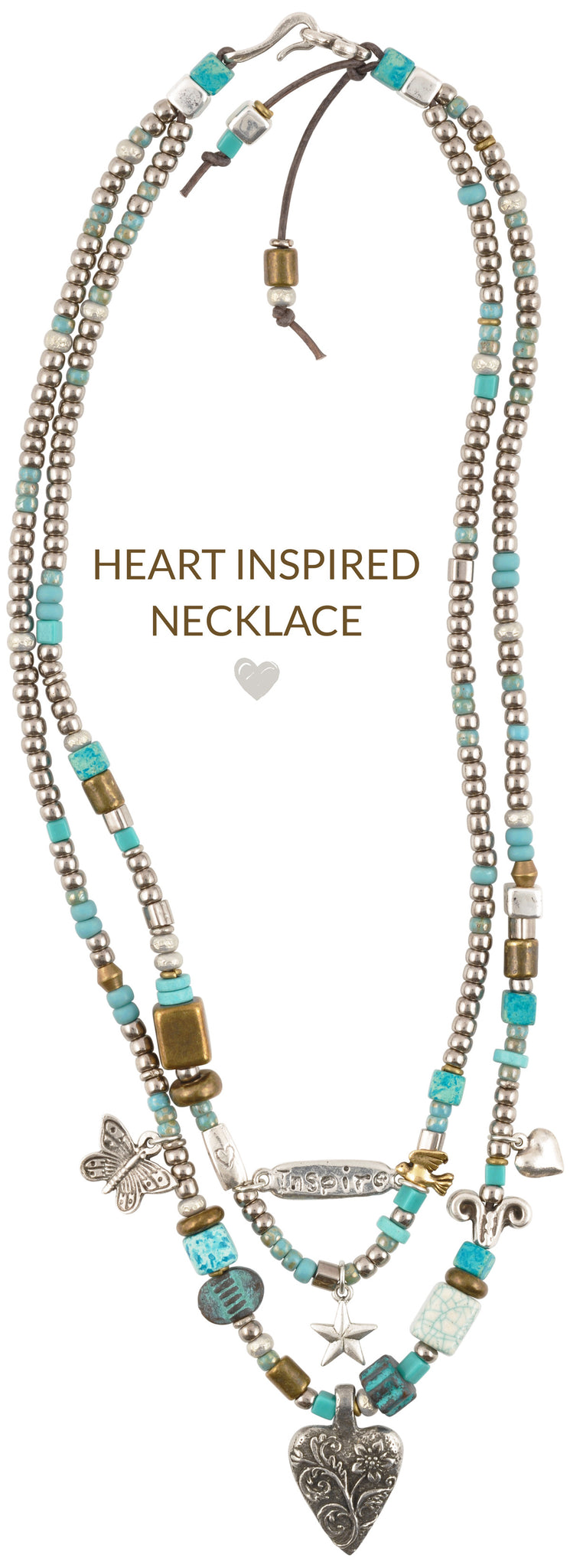 Heart Inspired Leather Necklace Blog choiyeonhee