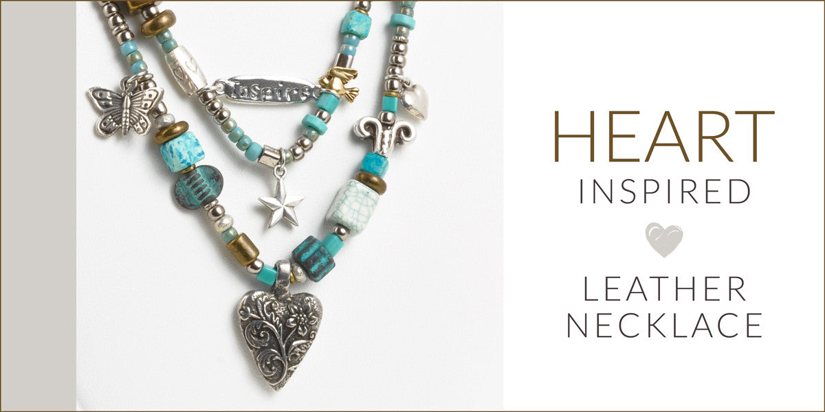 Heart Inspired Leather Necklace Blog Tamara Scott Designs