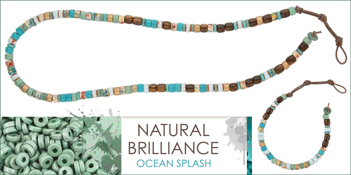 Ocean Splash Necklace and Bracelet Tamara Scott Designs