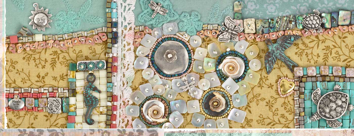 Summer Mixed Media Blog Banner Tamara Scott Designs