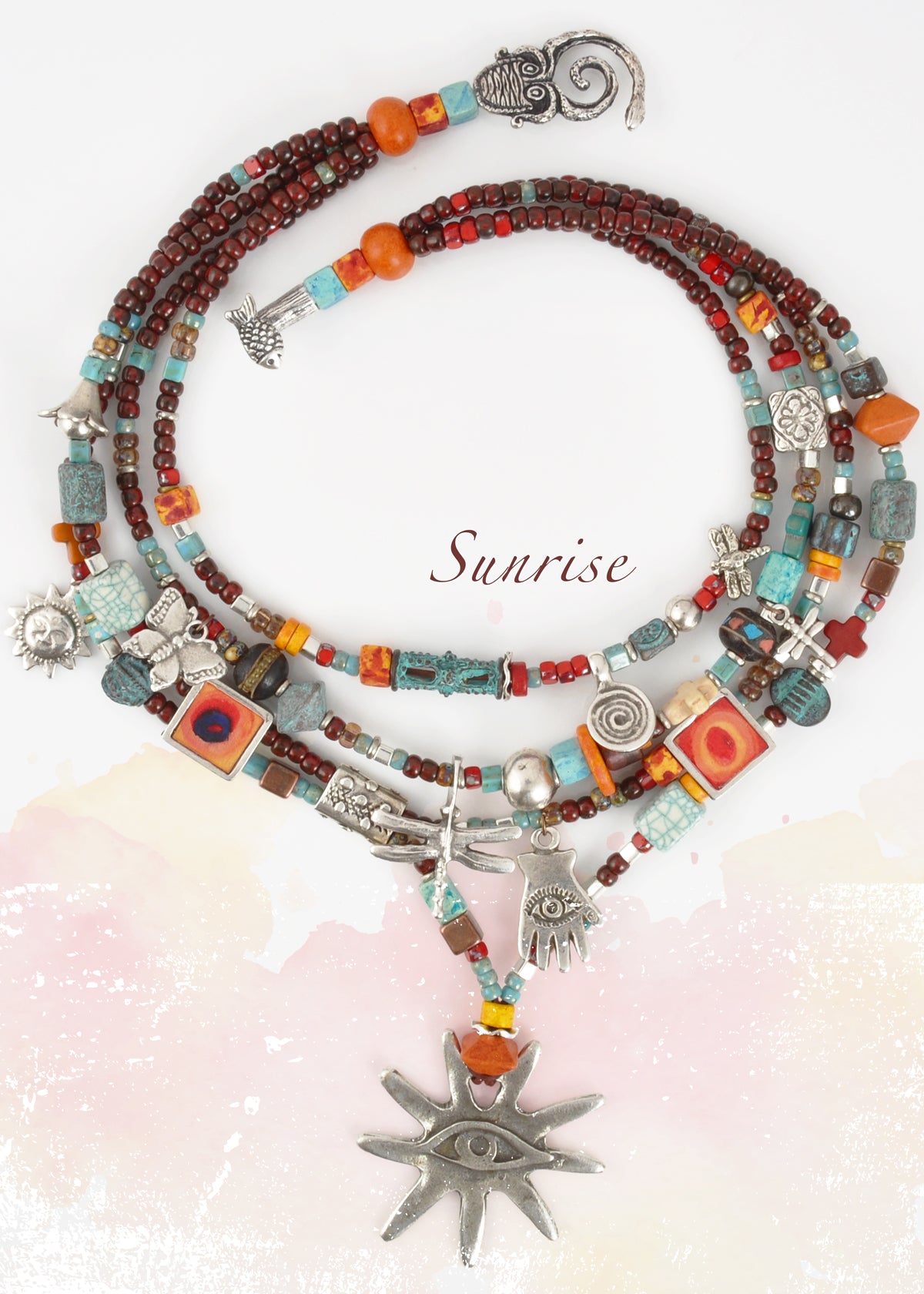 Sunrise Necklace Blog Tamara Scott Designs