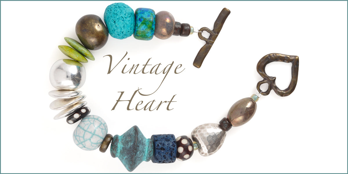 Vintage Heart Bracelet Tamara Scott Designs