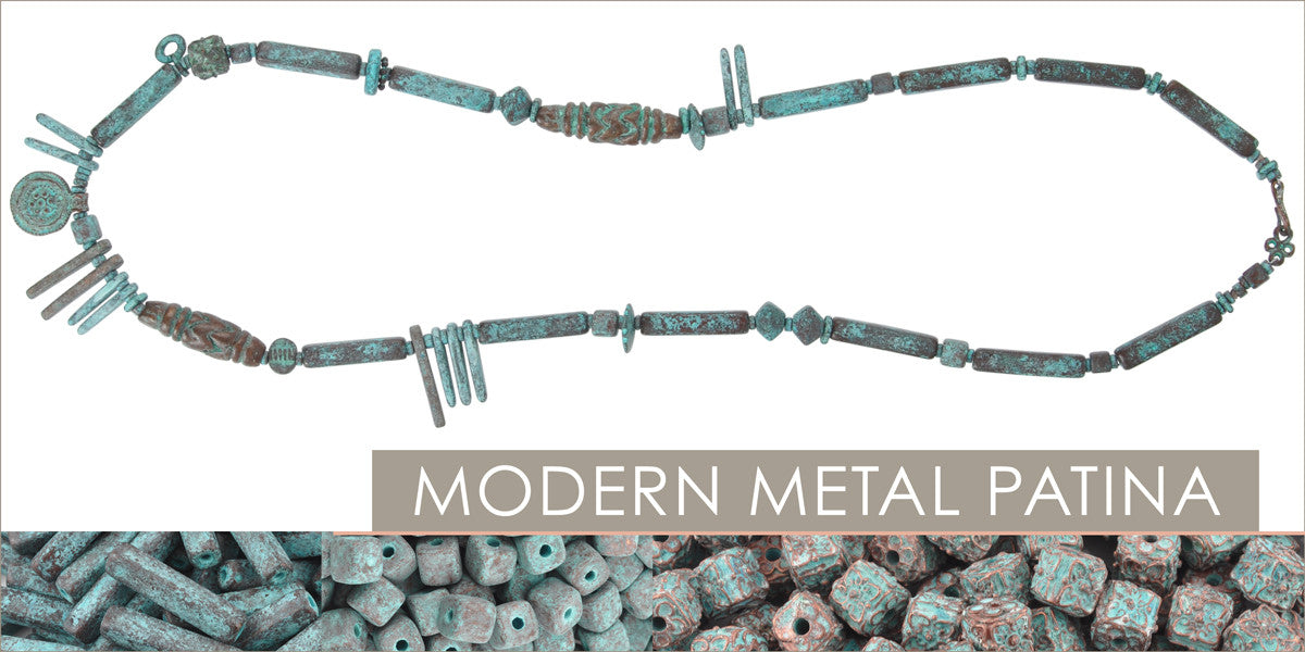 Modern Metal Patina Necklace Blog magdakaminska