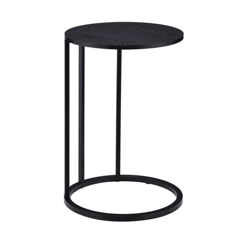 black iron accent table