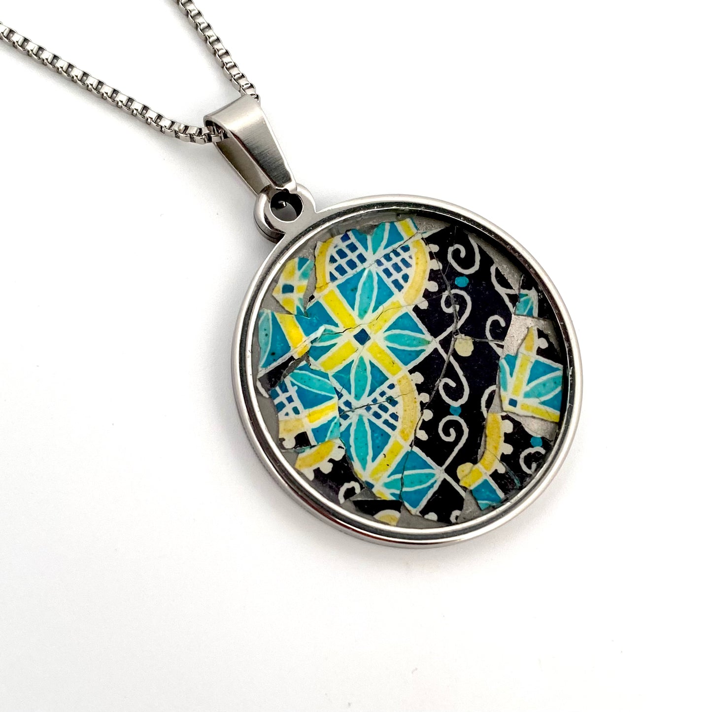 Pysanky Mosaic Necklace